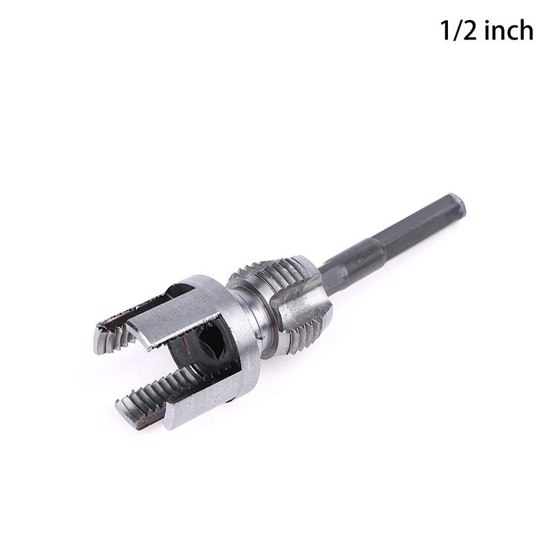 Integrated PPR Pipe Thread Opener - Electric Drill Threading Device for 1/2 DN15 & 3/4 DN20 Plumbing, Repair Tool