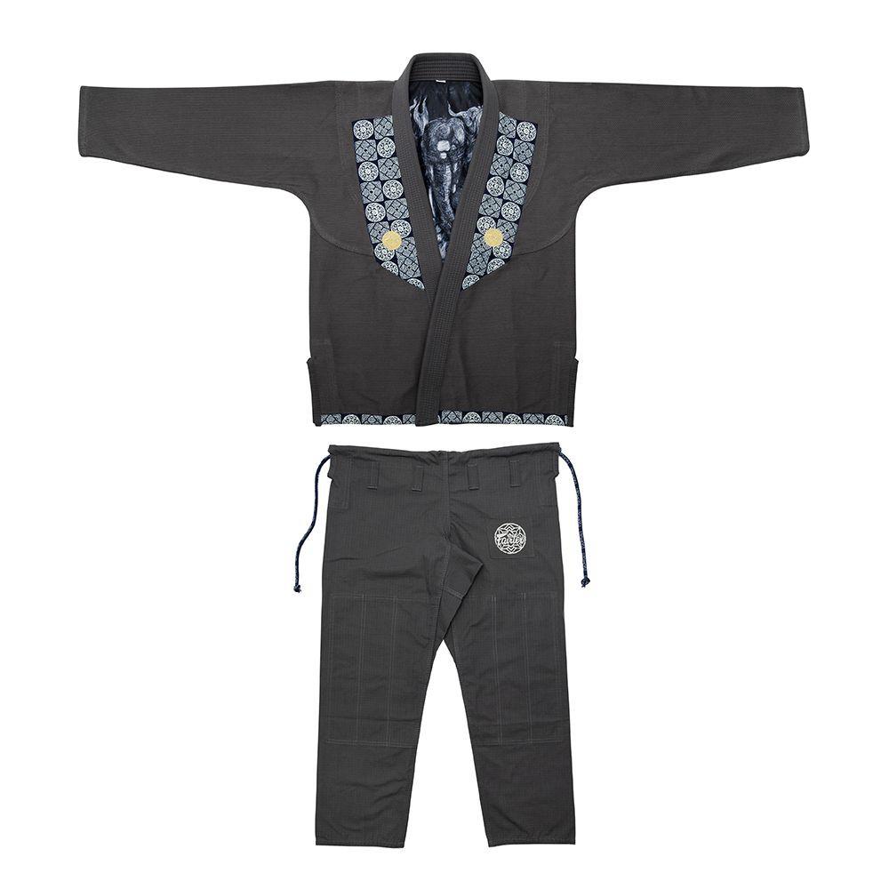 Fairtex Men's MOHOM Premium BJJ Kimono/Gi Gray A1