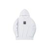Anta Letter Embroidered Towel Design Hoodie With Drawstring Unisex Hoodie Pure-White 152311749-1