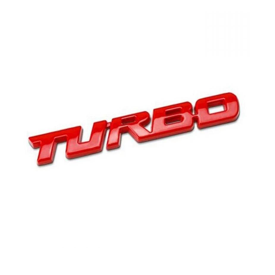 TURBO 3D металлическая наклейка на кузов автомобиля, эмблема, наклейка, гальваника, цинковый сплав, значок на заднюю дверь автомобиля, украшение, автоаксессуары