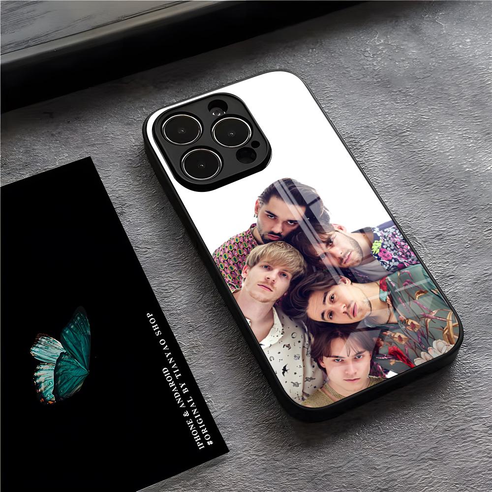 Чехол для телефона J-Joker Out Band для iPhone 17 Pro Max 15 Pro 16 14 Plus 12 13 Mini 11 Pro Ударопрочная стеклянная крышка