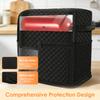 Чехол для стационарного миксера со съемным скользящим ковриком для прибора, совместимый с наклоняемым миксером объемом 5/4,5 кварт, с несколькими карманами для кухни
