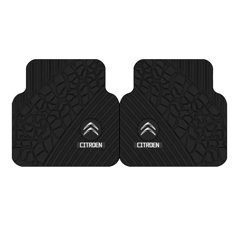 YAMON1 Car Floor Mat Front & Rear Auto Carpet Floor Protection Cushion For Citroen C1 C2 C4 C6 C3-XR Picasso Grand DS3 DS5 Accessories