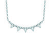 [M7594] - Silver Necklace 'Sissi' Silver White (rhodium-plated) - 28x4 Mm