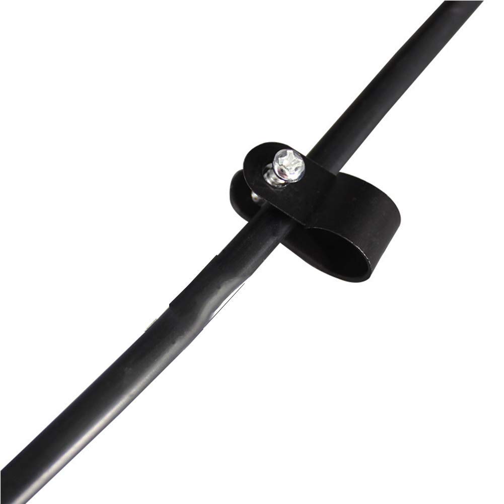 200 шт. Нейлоновые пластиковые зажимы для кабеля R-типа 3/16" 1/4" 3/8" 1/2" 3/4" 1" Клипсы Крепежи Ассортимент для кабеля