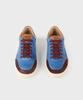 Panicale Blue Cowhide Sneakers