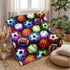Sports Ball Collage 2 Theme blanket Lightweight Warm Flannel Blanket Decorative Throw Blanket for Home Decoration