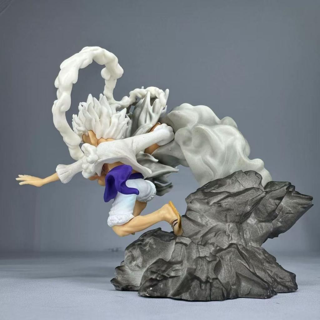 Серия One Piece Ника Луффи Мальчик Мультяшный Креативный Аниме Периферия Коллекция 12см Модель Фигурка Действия Украшение Игрушка Подарок