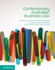 Книга Contemporary Australian Business Law