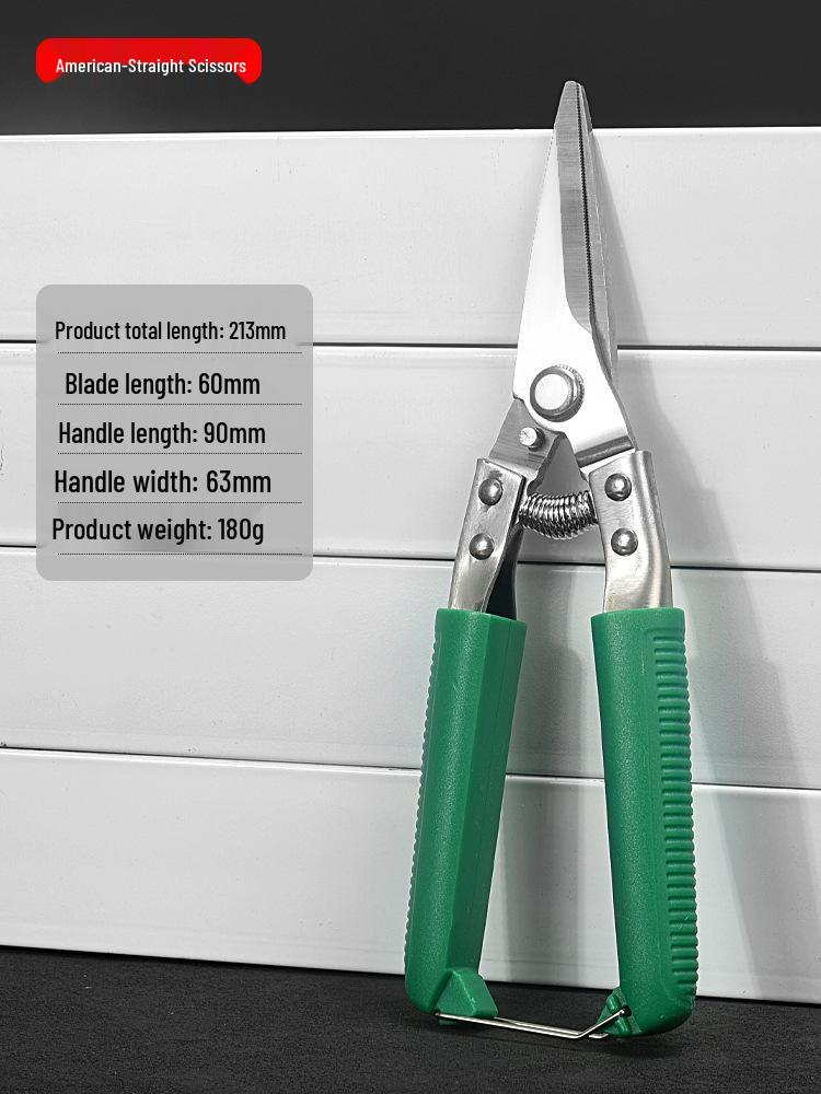 Industrial-Grade Stainless Steel Multi-Function Tin Snips: High Hardness, Powerful Keel Scissors.