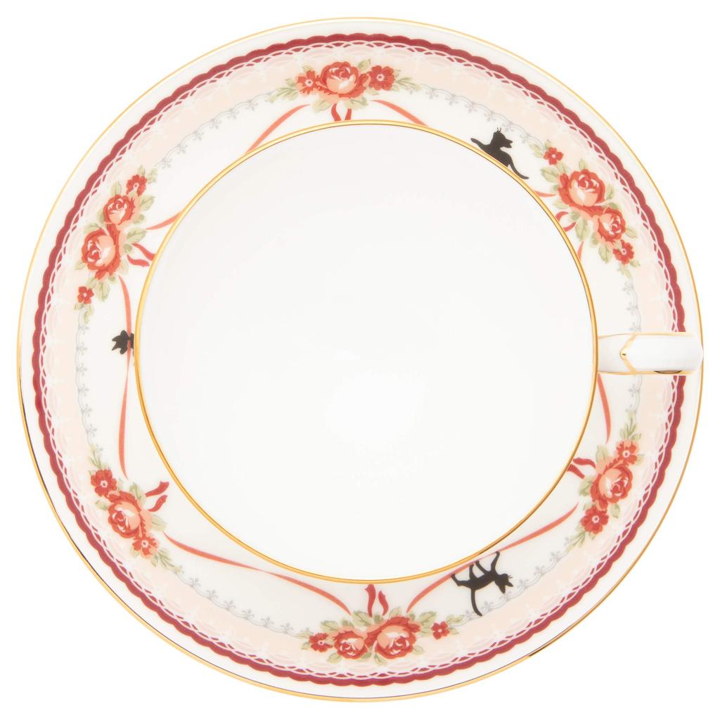 Noritake Cup Saucer both coffee and Delivery Bone & (for tea), 190cc, Kiki's Service, Pink, China, MJ97221/H-612L