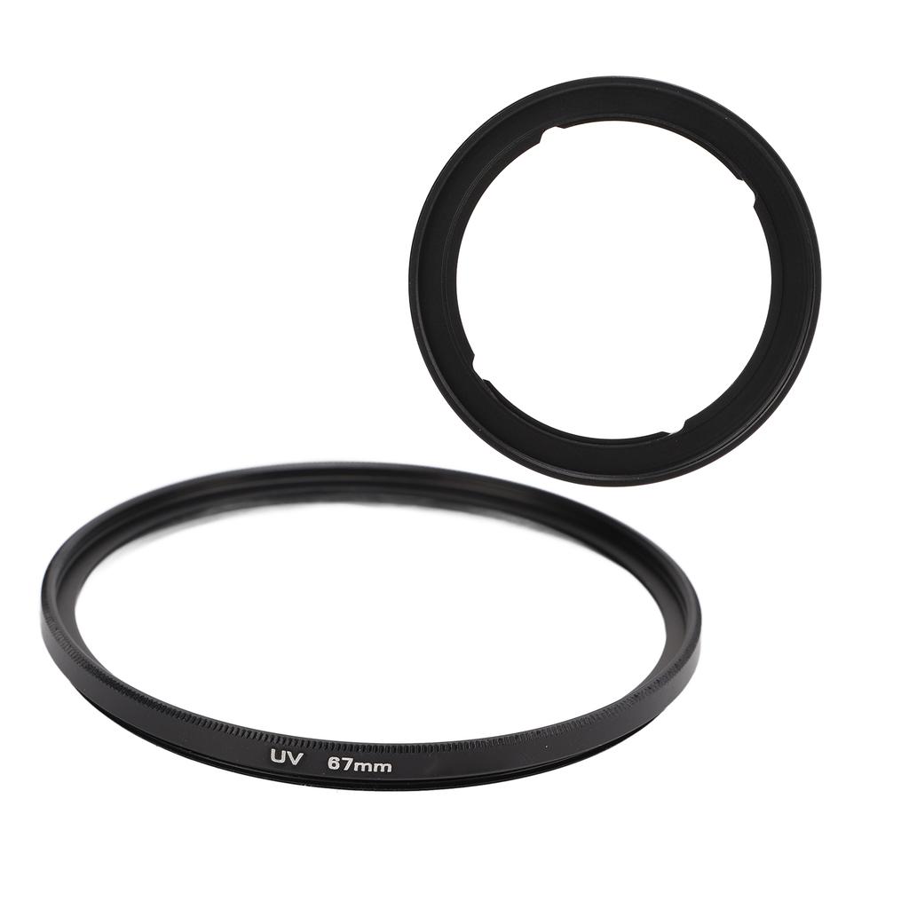 Protective 67mm UV Filter Filter Ring Lens Cap Sets for Canon SX40 Series Camera