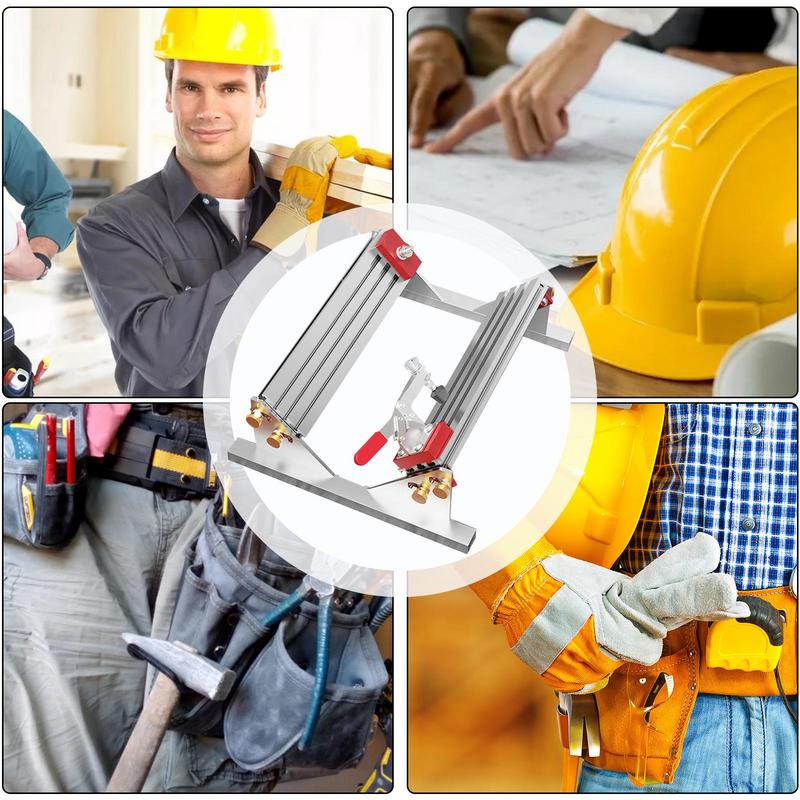 Инструмент для фурнитуры ящиков Столярный стол Пила Циркулярная Позиционер С 4 Ограничителями Гибкая Регулировка Высоты Зажим для Ящика Позиционер Разных Размеров