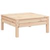 2 Seater Garden Sofa with Footstool Solid Pine Wood