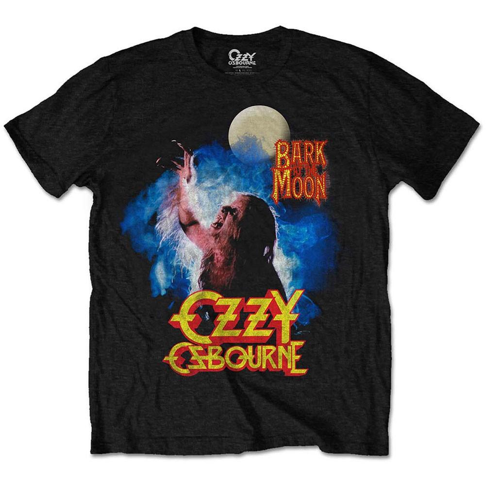 Men's Ozzy Osbourne Bark at the moon Slim Fit T-shirt Medium Black