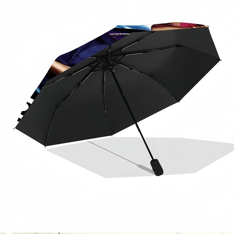 Fast & Furious Print Automatic Open Close Umbrella, Portable Foldable Umbrella, for Outdoor Commute Camping Trip, Ideal Birthday Gift