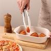 Baijie Stainless Steel Silicone Food Tongs, Steak Tongs, Barbecue Tongs, Kitchen Steak Tongs, Grilled Meat Tongs