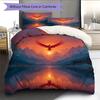 Phoenix Pattern Bedding Quilt Set  Home Decoration  Gift (1 * duvet cover + 2 * pillowcase  without core)