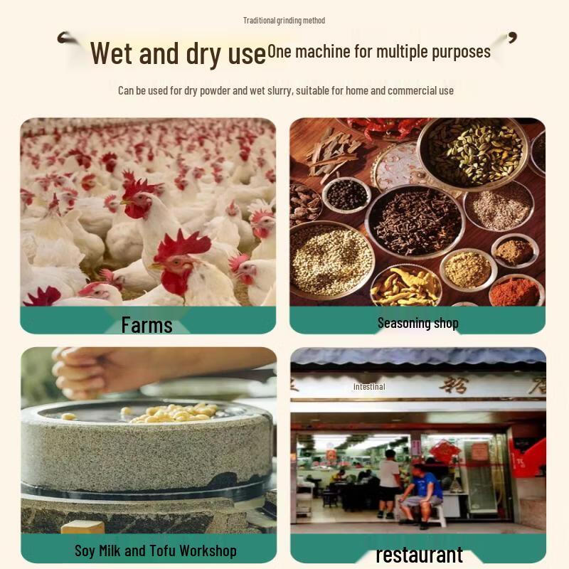 Rongyu 4000W Electric Grain Mill and Pulverizer