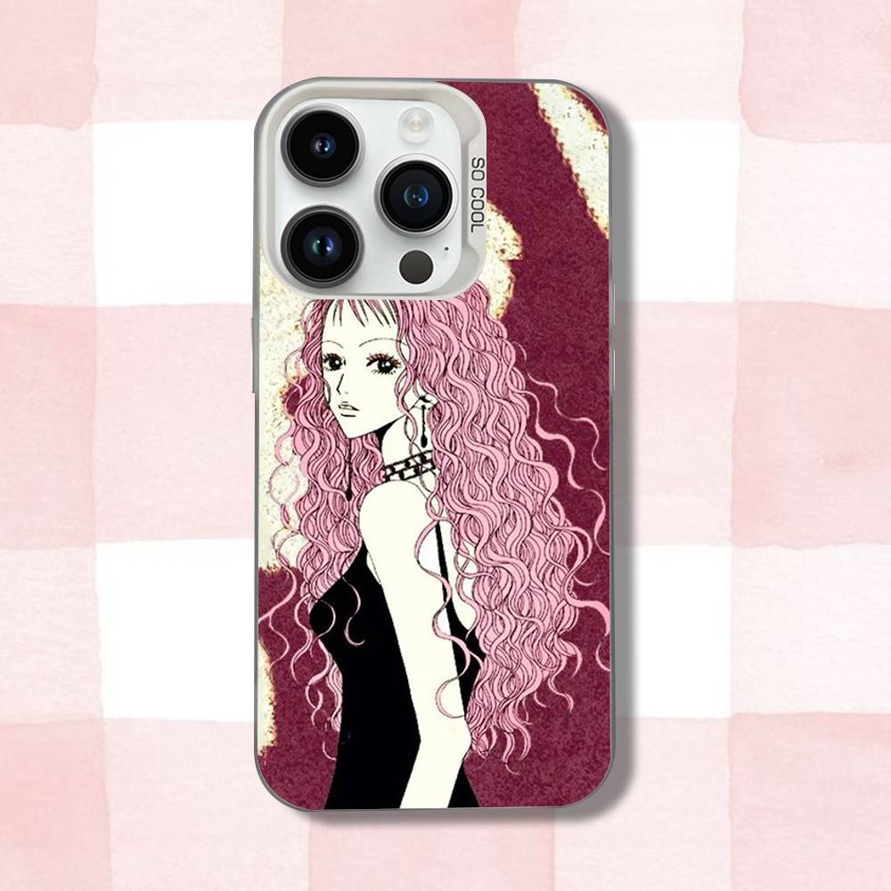 Чехол для телефона с изображением аниме P-Paradise-es K-Kiss для iPhone 16,15,14,13,12,11,Pro,XS,Max,Plus,Mini,SE, Белый, Конфетный, Матовый, Ударопрочный