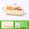 Экологичные контейнеры для приготовления еды из кукурузного крахмала с 3 отделениями
