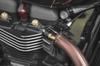 Гайка хомута выхлопной системы Motone T100 T120 для Street Street Thruxton Латунная кованая MMU080 Twin, Scrambler, -