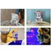 Fish Tank Creative Cute Hanging Backpack Cat Artificial Lifelike Ornaments Aquarium Landscaping Decoration
