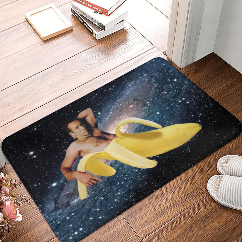 Nicolas Cage All Over Floor Door Bath Kitchen Mat Anti-Slip Outdoor Funny Meme Doormat Bedroom Balcony Entrance Carpet Rug