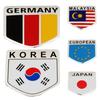 3D National Flag Body Bumper Car Auto Emblem Window Badge Decor Decals Sticker