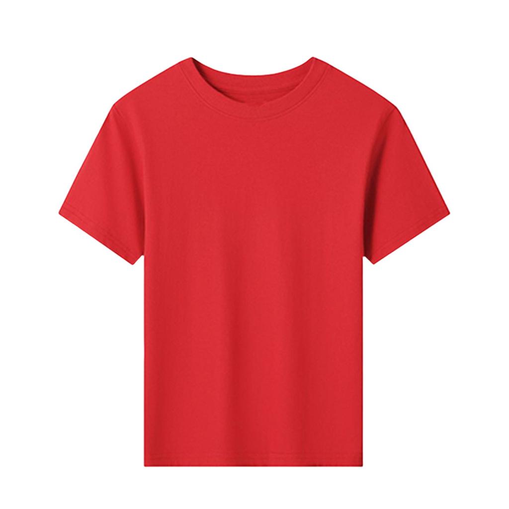 Детская футболка, свободный повседневный свитер с круглым вырезом и принтом, короткий рукав, футболка, топ