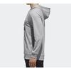 adidas Толстовка с капюшоном и принтом логотипа, мужские топы, серая DN1417
