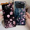 Светящиеся Цветы Чехол для Телефона для Xiaomi Poco F8 C75 C61 F3 M5 F1 C71 C50 M3 M4 M7 Pro X3 X4 X5 X7 Pro