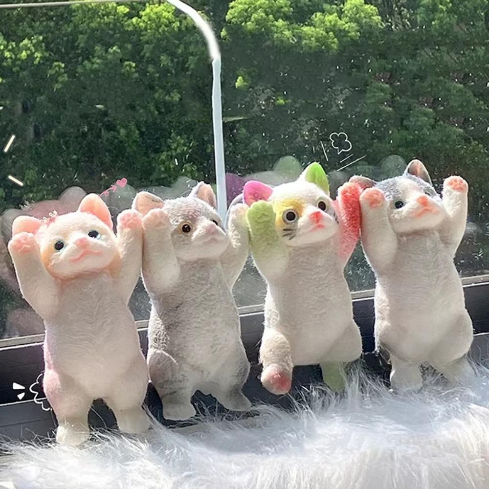 Мягкая милая игрушка для снятия стресса в виде кошачьей стаи, очень большие сенсорные игрушки-фиджет для детей и взрослых, снятие тревожности, подарок-стискетч