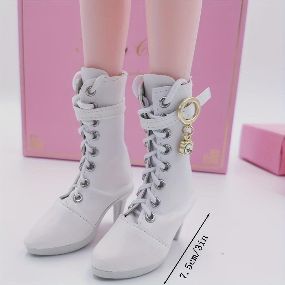 Декоративная обувь для кукол BJD, ПУ, острый каблук, 1 пара для 1/3 кукол, одежда, аксессуары