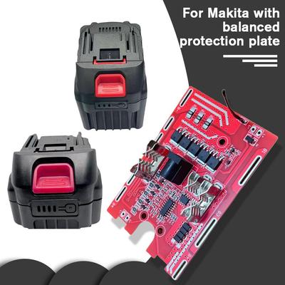 Для литий-ионного аккумулятора Makita 21 В - Сбалансированная плата защиты с контролем температуры, светодиодным индикатором заряда, полный комплект для электроинструментов