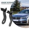 1 пара зажимов для фар 2003-2010 черные кронштейны для ремонта BMW 5 серии E60 E61