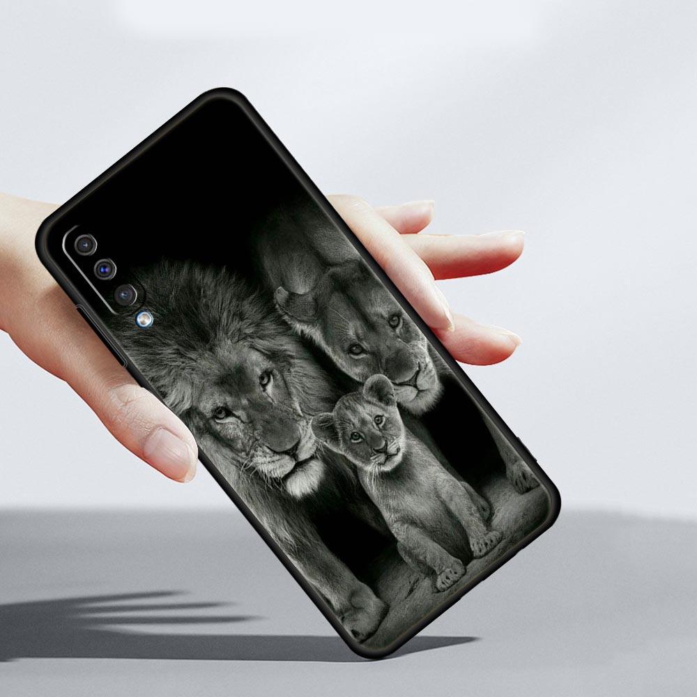Чехол для телефона Лев Альфа Самец Котёнок Для Samsung Galaxy A56 A36 A26 A34 A17 A16 A06 A14 A12 A54 A72 A24 A22 A20e A52 A50 A40 A32
