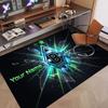 Custom Rug Borussia Mönchengladbach Pattern Print Name Text Soft Non‑Slip Floor Carpet for Home Indoor Decoration