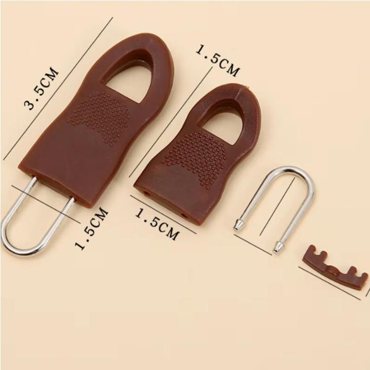 10Pcs Replacement Zipper Pull Puller End Fit Rope Tag Clothing Zip Fixer Broken Buckle Zip Cord Tab Bag Suitcase Backpack Tent