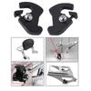 1 Pair Motorcycle Backrest Detachable Locking Latch Kit for 883 CNC-Aluminum Rotary Sissy Bar Luggage Rack Latches-Clips