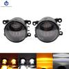 1Pair Car Front Foglight Fog Lamp Daytime Running Lights For Ford Focus Fiesta Explorer Transit Mondeo Edge LED Fog Lights H11