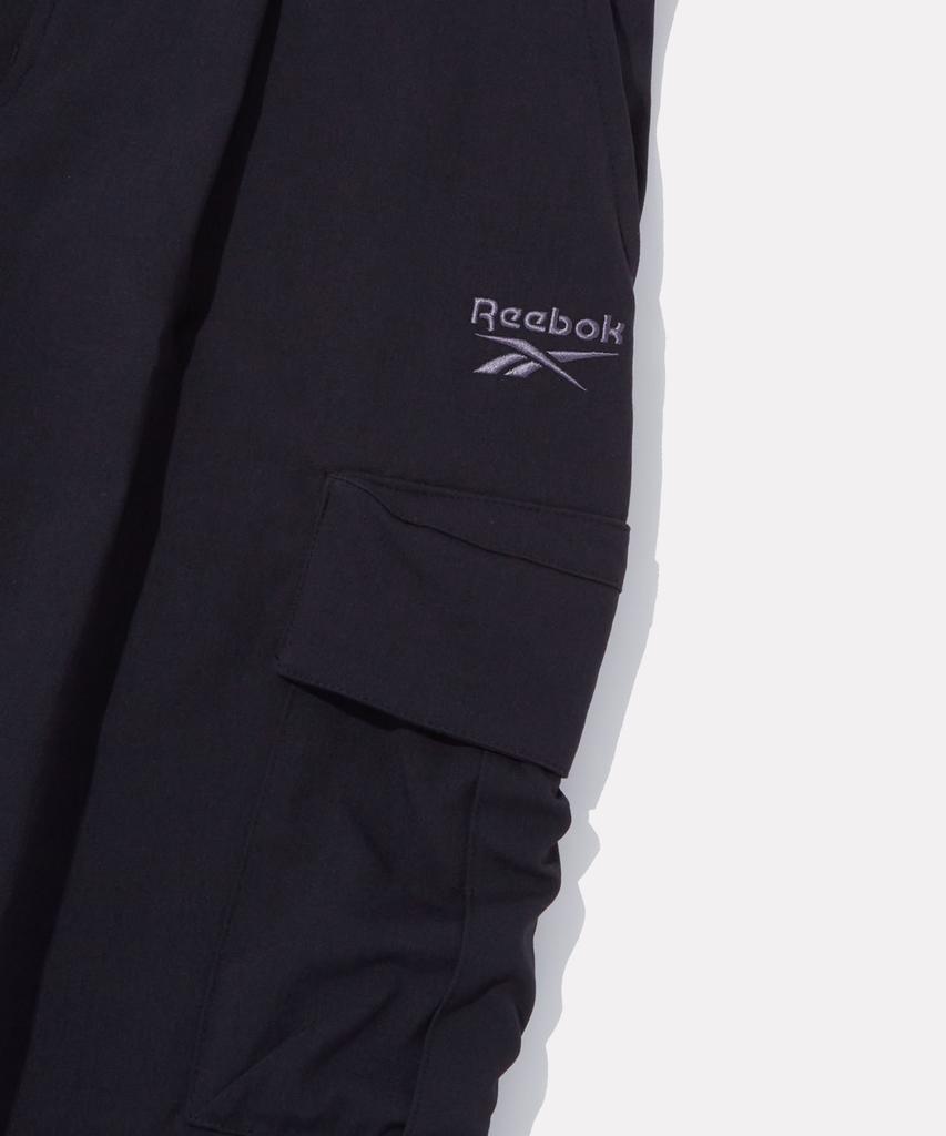Reebok Технологичные брюки-карго из ткани - Черный