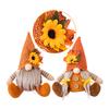 Thanksgiving Gnome Hanging Ornament Knit Hat Harvest Decor Soft Polyester Wall Decor For Home Party DIY