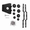 Mounting Kit for Gen 3 Standard Dish Internet Kit 8 Bases 170lbs Suction Power Alloy Steel Car and
