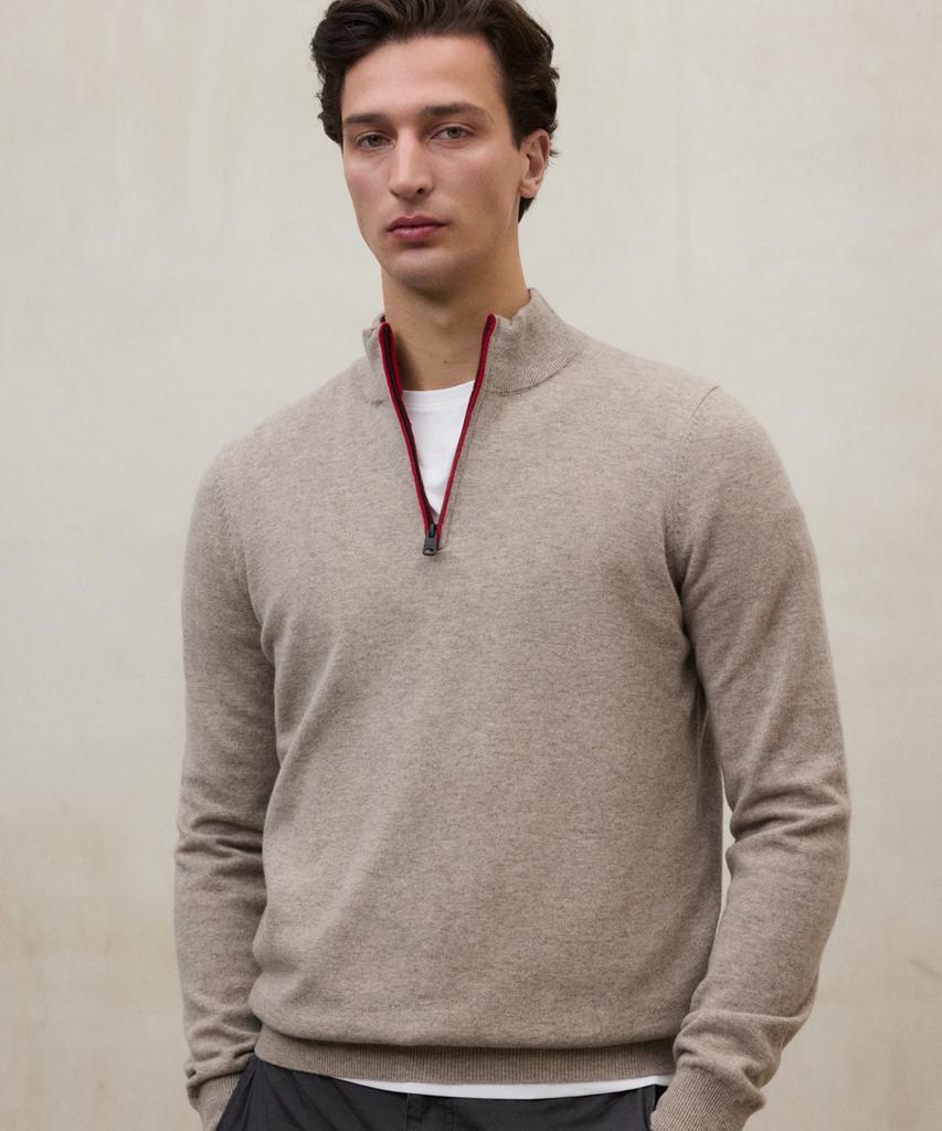 Ekoalpeu Men'S Beige Larch Sweater