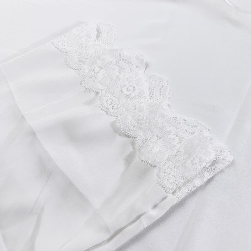 Женская сексуальная эротическая домашняя одежда ночная рубашка французский халат ледяной шелк из двух частей домашняя одежда для женщин