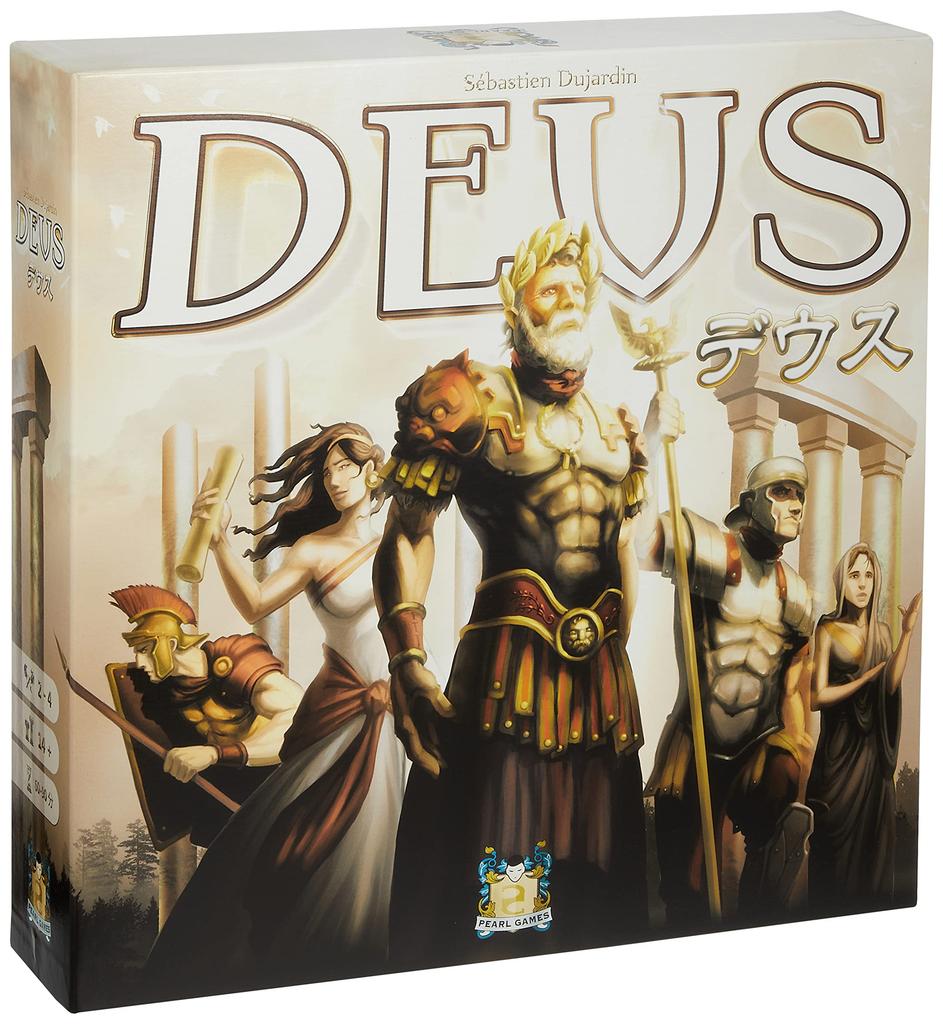 Hobby Japan Deus Japanese Version for Ages 14 and Board Game (for 2-4 Players, 60-90 Minutes, Up)