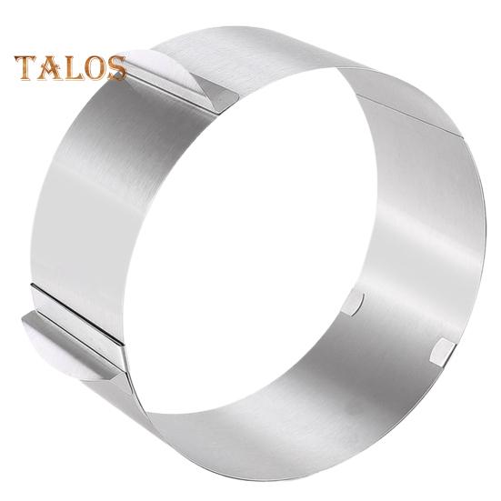 6-12 дюймов Регулируемое кольцо для торта из нержавеющей стали, кольцо для выпечки, форма для торта, многоразовая пищевая форма для выпечки, инструмент для выпечки