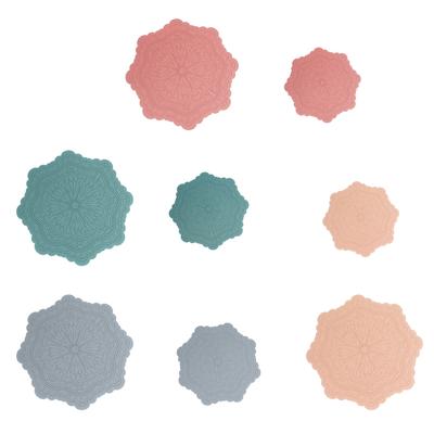 Термостойкие силиконовые коврики под стаканы, подставки под чашки, нескользящие коврики под кастрюли, кружевной узор для домашнего стола, кухонные принадлежности