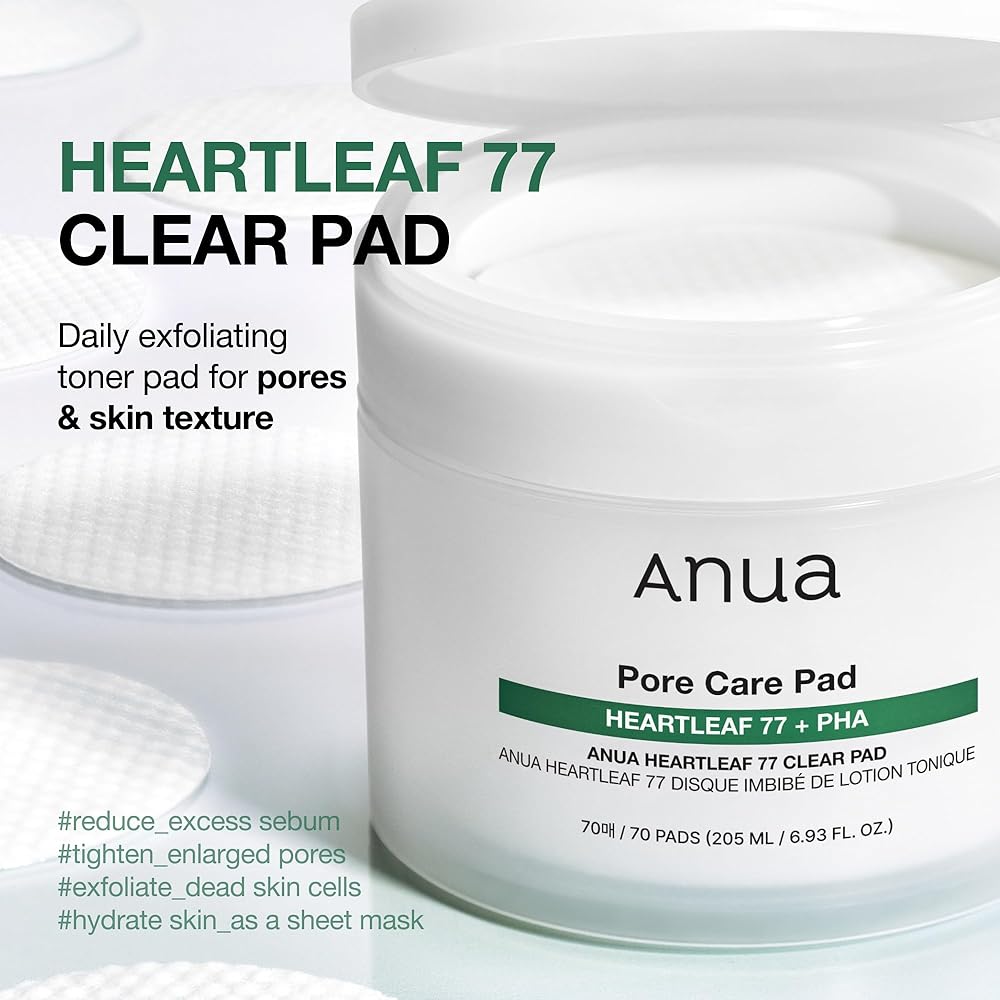 Anua Clear Pad 77% Mugwort Extract 100ml Skin Care Product